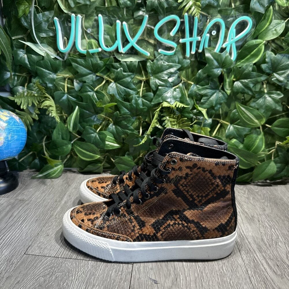 Rag & Bone Python Snake Hugh Top Sneakers Shoes S… - image 4